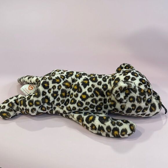 Ty Beanie Baby Babies Freckles No Tag Leopard 1996 PE Pellets Stuffed EUC 9” - Picture 3 of 10